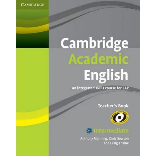 Cambridge academic english b1 + - intermediate teacher’s book - cambridge academic english b1 + - intermediate