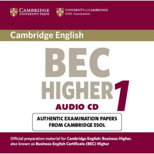 Cambridge bec higher 1 audio-cd - cambridge bec higher 1 audio-cd - boek