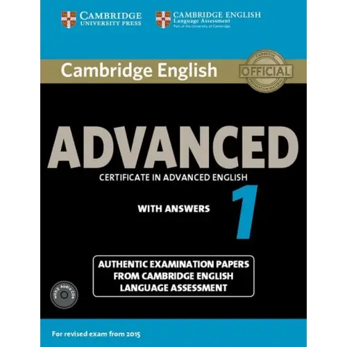Cambridge english advanced 1 for revised exam from 2015 student’s book + answers + audio-cd’s - cambridge english
