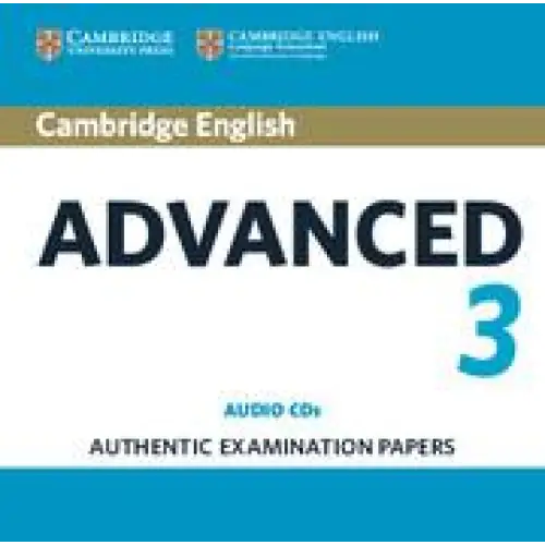Cambridge english advanced 3 audio cd’s - cambridge english advanced 3 audio cd’s - boek