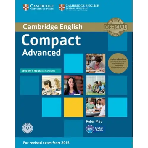 Cambridge english compact - advanced for revised exam from 2015 student’s book + answers + cd-rom + audio-cd’s