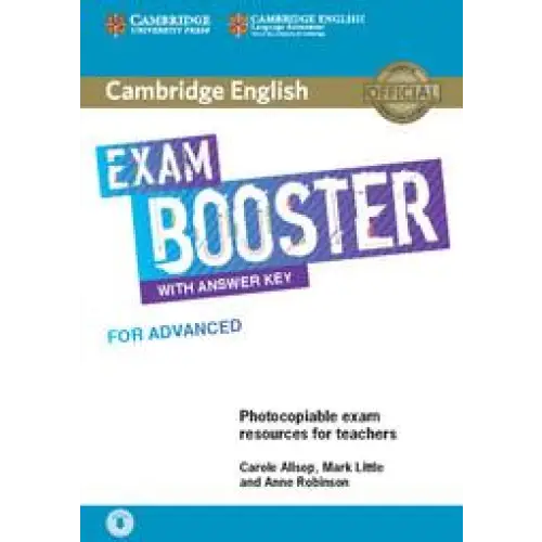 Cambridge english exam boosters - advanced booster + key + online - cambridge english exam boosters - advanced booster
