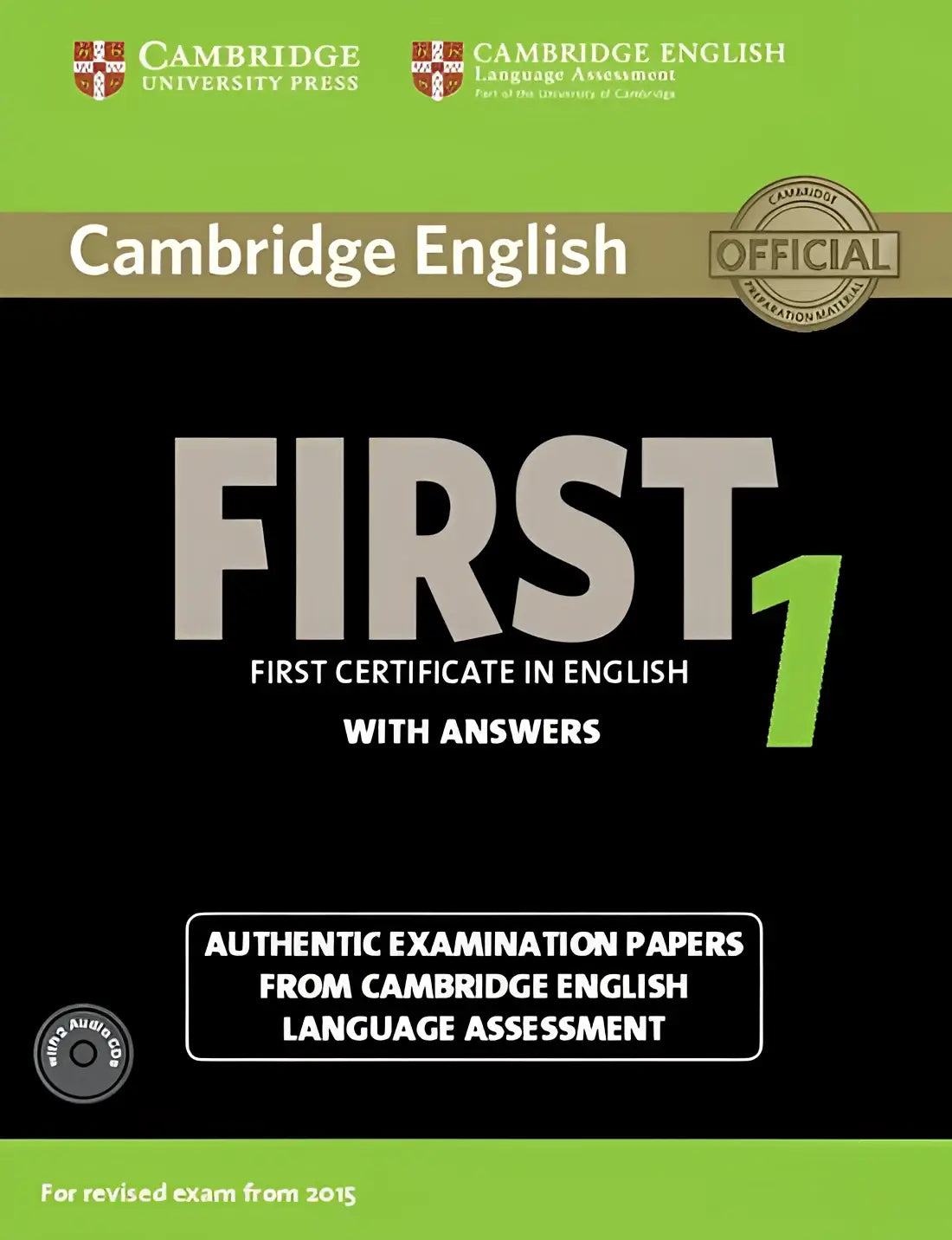 Cambridge english first for revised exam from 2015 student’s book + answers + audio-cd’s pack - cambridge english first