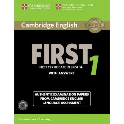 Cambridge english first for revised exam from 2015 student’s book + answers + audio-cd’s pack - cambridge english first