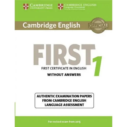 Cambridge english first for revised exam from 2015 student’s book without answers - cambridge english first for revised