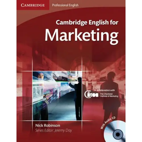 Cambridge english for marketing student’s book + audio-cd’s (2x) - cambridge english for marketing student’s book
