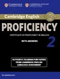 Cambridge english proficiency 2 certificate met zwart en goud ontwerp in cambridge english proficiency book with answers