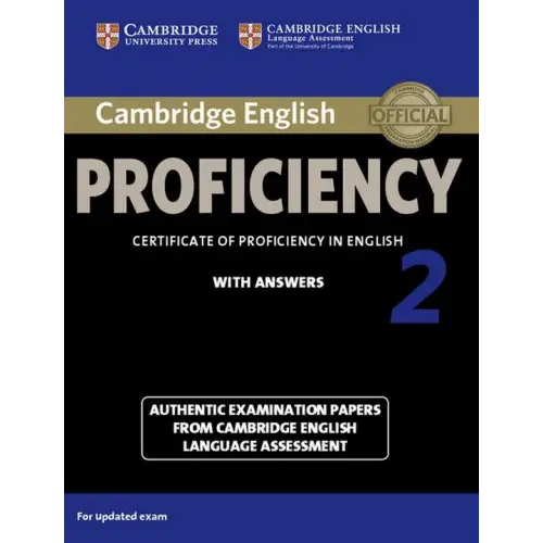 Cambridge english proficiency 2 student’s book with answers - cambridge english proficiency 2 student’s book with
