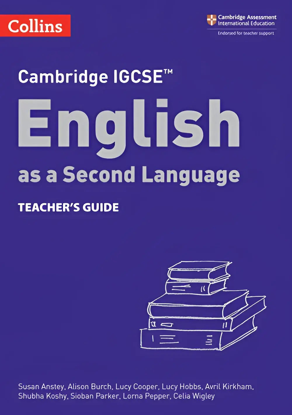 Paars omslagen cambridge igcse engels als tweede taal lerarenhandleiding door collins derde editie
