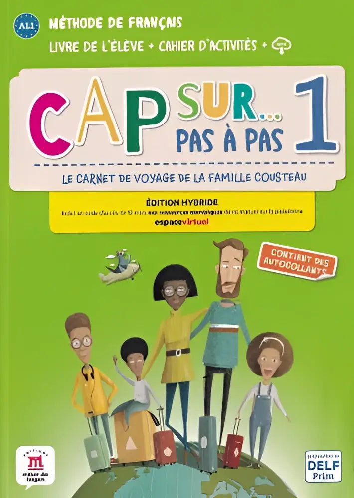 Groen bedekt hybride livre cap sur franse taalleermethode cap sur pas à pas 1 édition livre en cahier