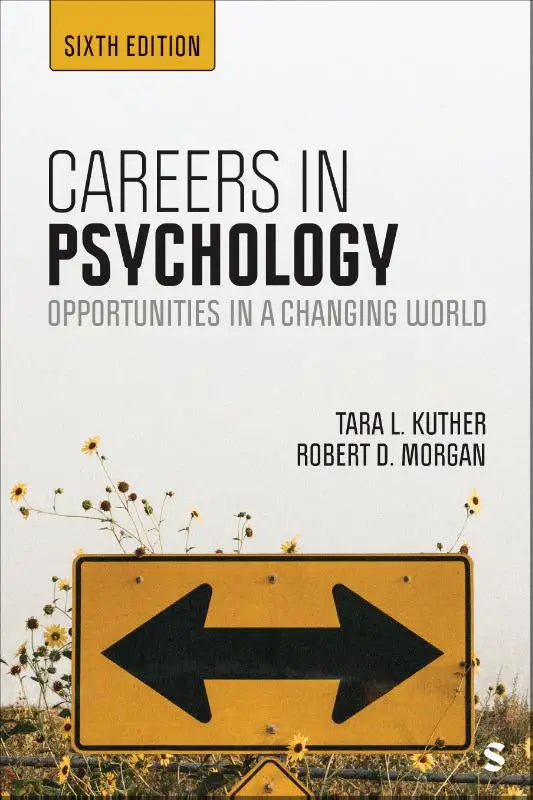 De boekcover van careers in psychology zesde editie door tara l toont kansen in een veranderende wereld