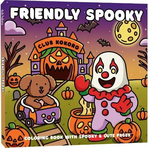 Club Kokoro - Friendly Spooky - Coloring book with spooky & cute pages