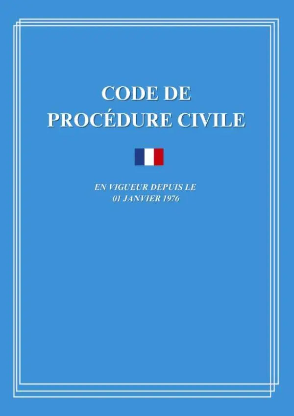 Code de procédure civile - Non annoté
