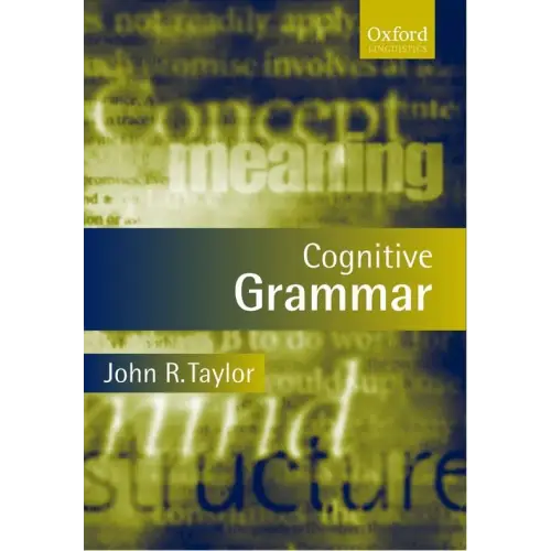 Cognitive grammar - cognitive grammar - boek