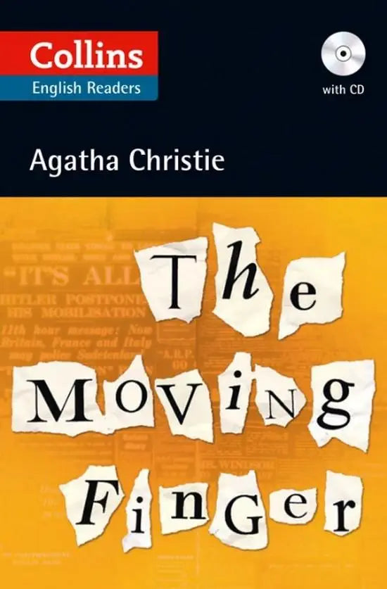Collins agatha christie readers b2: the moving finger book + mp3 audio-cd - collins agatha christie readers b2: the