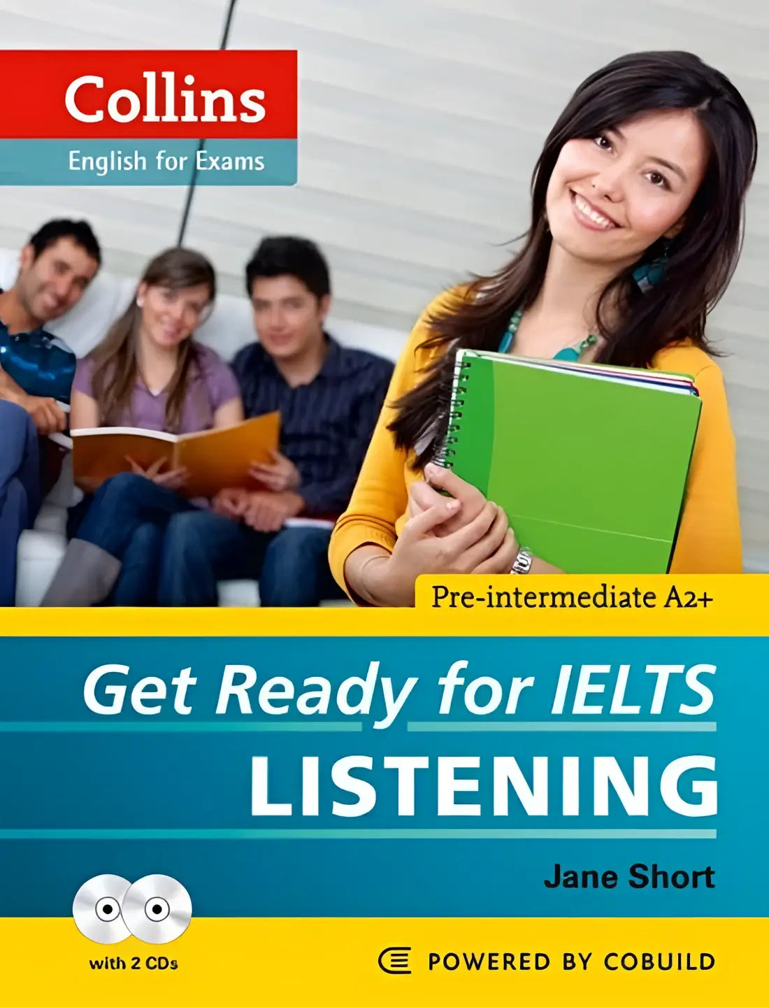 Collins get ready for ielts a2 + - listening book + audio-cd’s (2x) - collins get ready for ielts a2 + - listening book