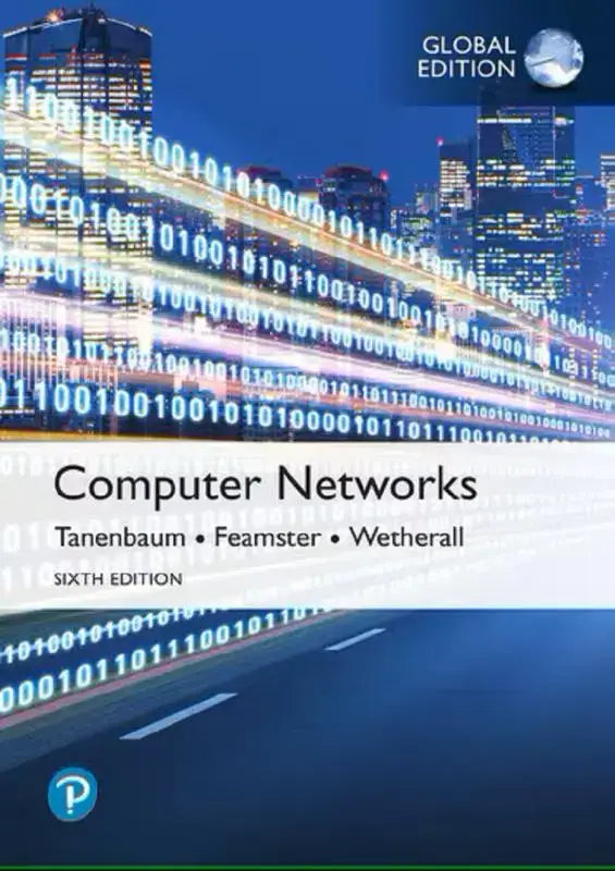 Cover van de zesde editie van het computer networks global boek behandelt de fysieke laag door tanenbaum et al