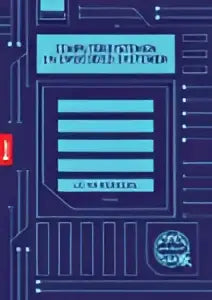 Blauw digitaal display met witte tekst en rode verticale balk voor embedded systemen in hoger onderwijs door Koninklijke Boom Uitgevers