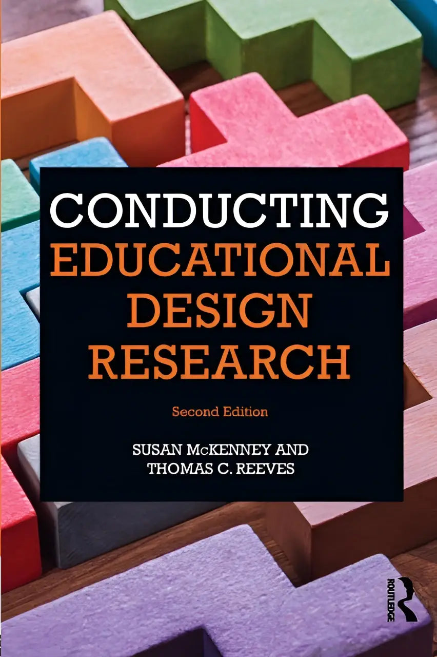 De boekcover van conducting educational design research tweede editie door susan mckenney en thomas c gericht op educational design research