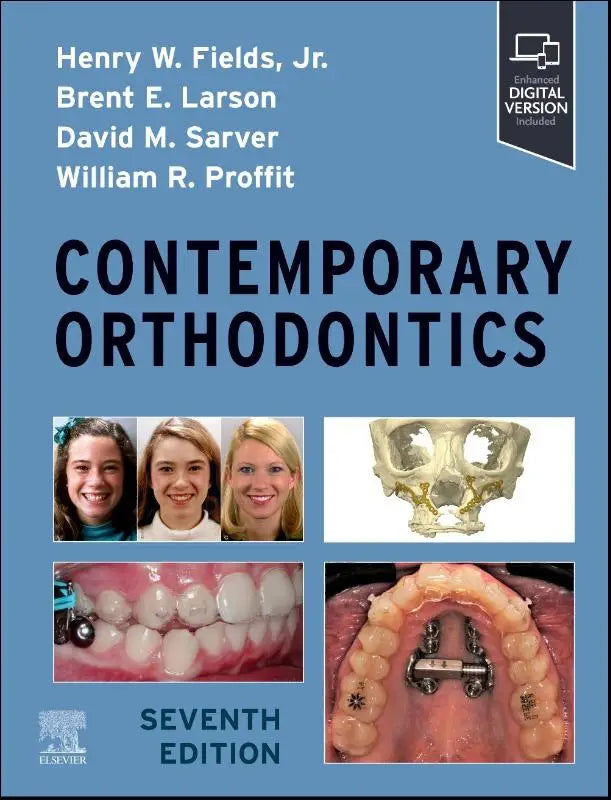 Blauw hardcoverboek contemporary orthodontics zevende editie door henry w gericht op diagnose en behandeling