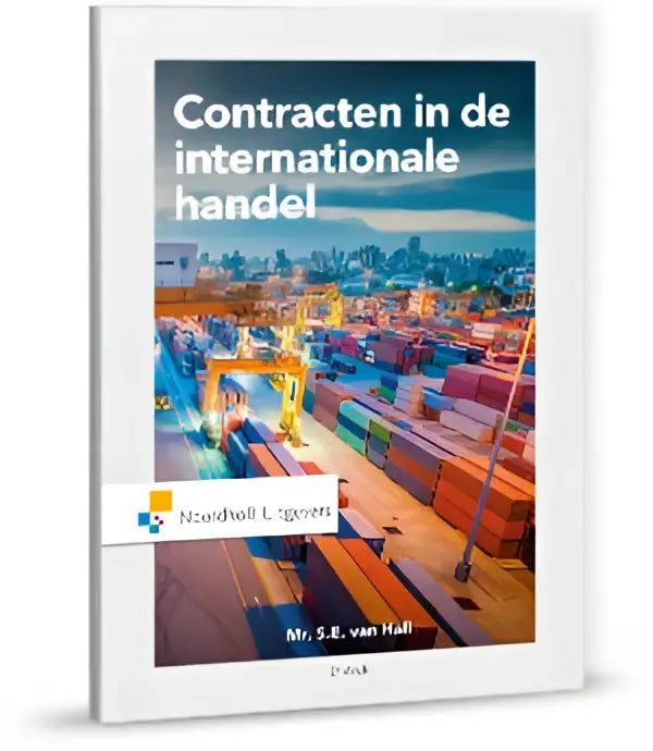 Witte hardcover boek contracten in de internationale handel door mr over algemene onderwerpen en recht algemeen