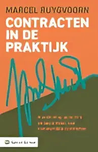 Het boek contractvoorn in de praktijk door marcel ruygvoorn met groen zwarte omslag van wolters kluwer nederland