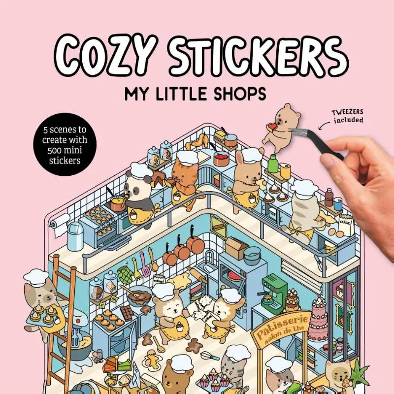 Cozy Stickers: My Little Shops - 5 scenes to create with 500 mini stickers