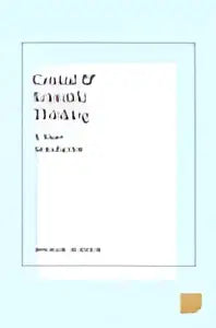 Lichtblauw minimalistisch etiket met zwarte tekst carnival of the mind voor kritisch en wetenschappelijk denken product