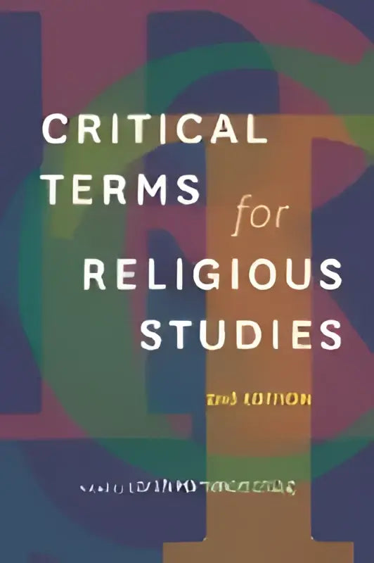 Boekcover van critical terms for religious studies tweede editie door Mark S met een opvallend oranje ontwerp
