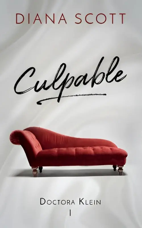 Een luxueuze diepe rode fluwelen chaise longue met geknoopte bekleding en metalen poten voor een futuro por descubrir