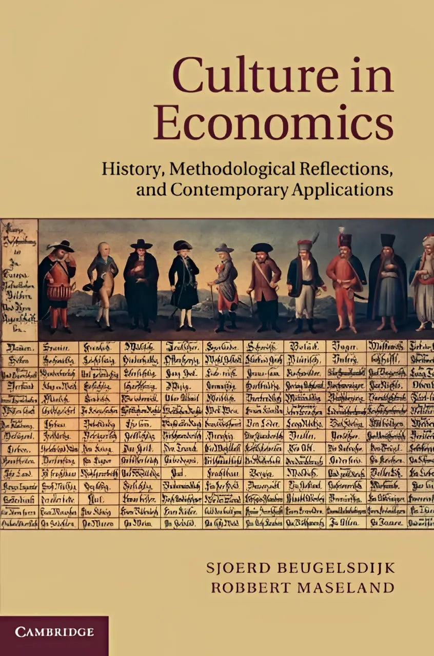 De boekcover van culture in economics door sjoerd beugelsdijk en robbert maseland met methodologische reflecties en werk uit de netherlands