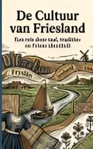 De boekcover van de cultuur van friesland toont de titel en auteurinformatie met focus op friese identiteit