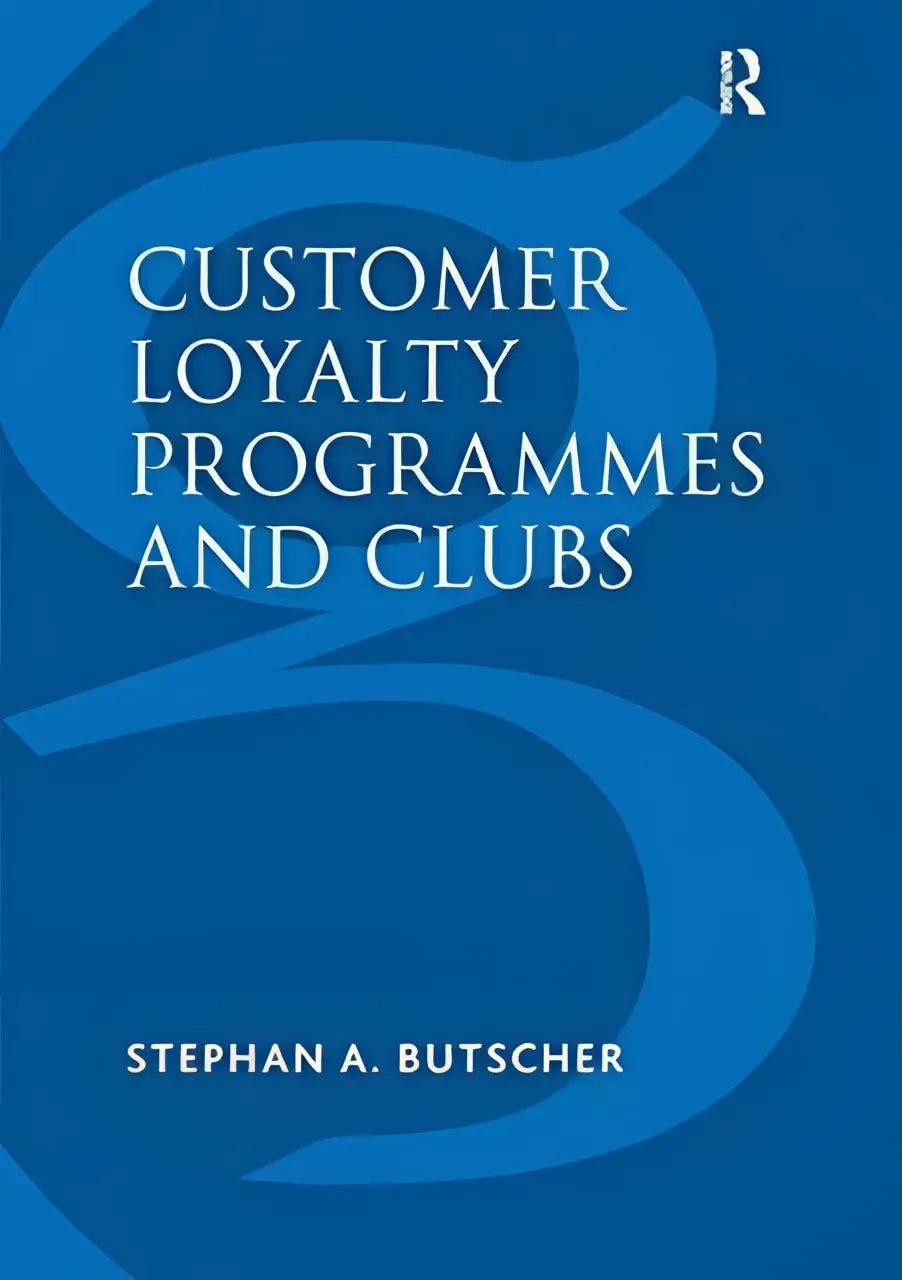 Blauw hardcover boek genaamd customer loyalty programmes and clubs door stephan a over loyalty programmes and customer loyalty
