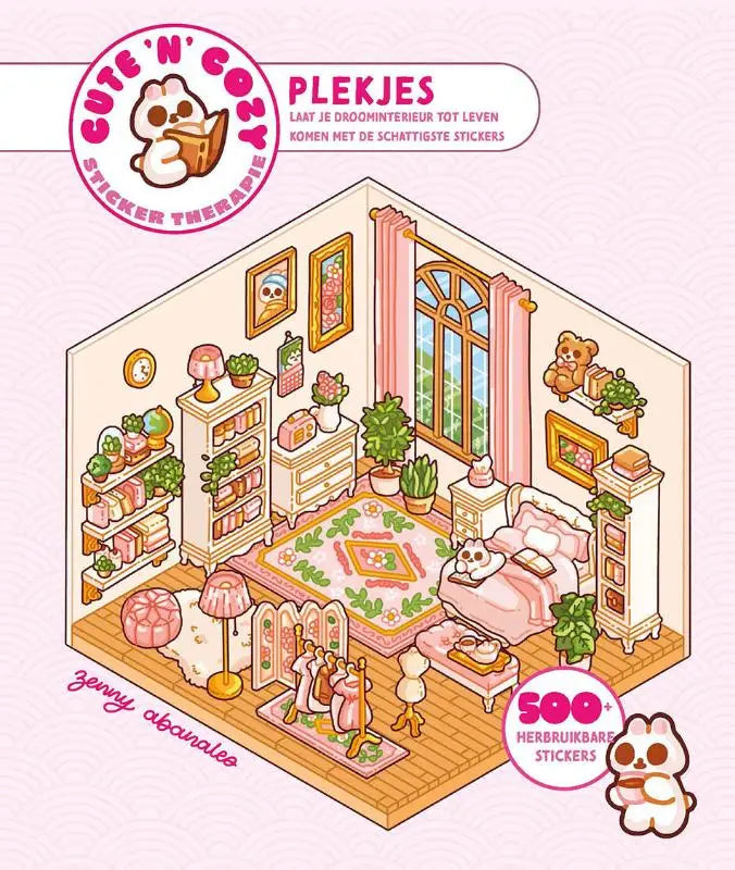 Cute 'n' Cozy Sticker Therapie: Plekjes - Laat je droominterieur tot leven komen met de schattigste stickers