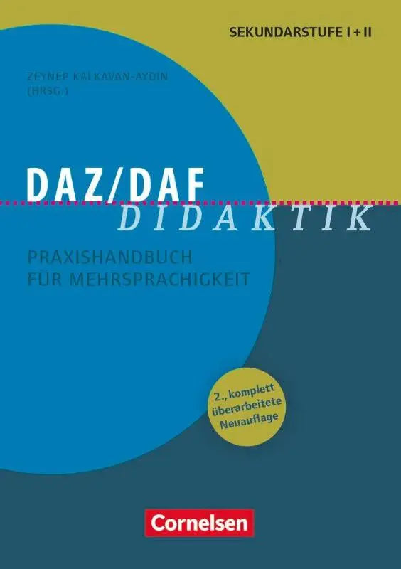 Boek daz daf didaktik met blauwe en gele kaft van cornelsen voor voortgezet onderwijs