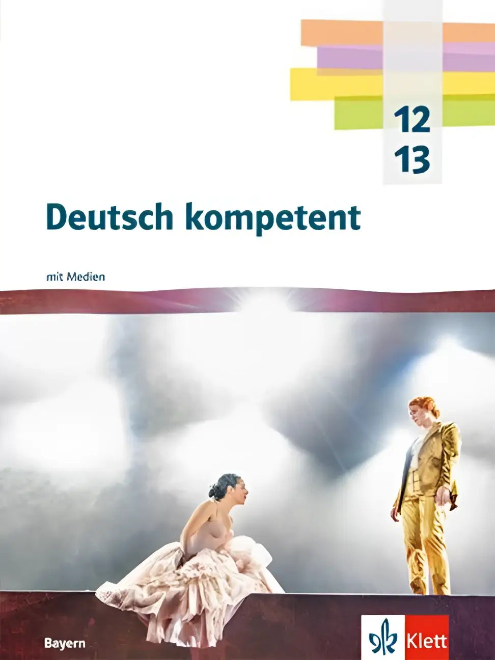 Deutsch kompetent 12 13 schulbuch mit medien mit glänzendem cover en theatrale kostuums voor bayerische klassen