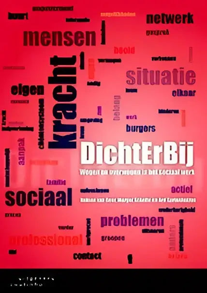 Dichterbij product: rood-wit tekst op rode achtergrond