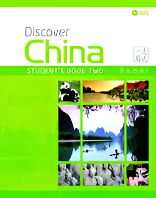 Groene discover china studentensboek met collage van landschapsfoto’s in discover china level 2 studentensboek en cd pakket