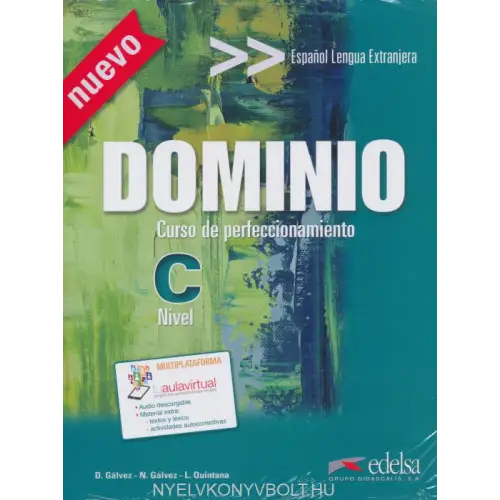 Dominio nuevo nivel c - curso de perfeccionamiento libro del alumno con audio descargable - dominio nuevo nivel c
