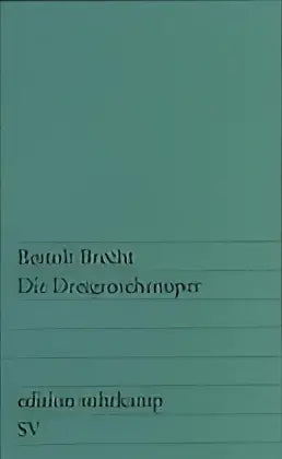 Die dreigroschenoper - die dreigroschenoper - boek