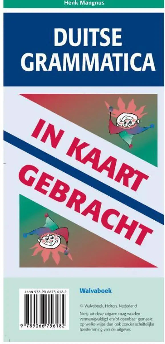 Duitse grammatica in kaart gebracht - duitse grammatica in kaart gebracht - boek