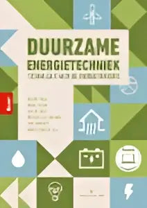 De afbeelding toont duurzame energietechniek in groen-wit met iconen van duurzame energie en de naam bram entrop