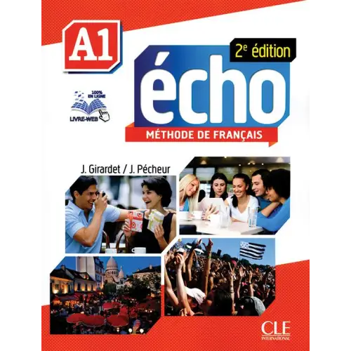 Écho 2e édition - niveau a1 + vocabulaire livre de l’élève + dvd-rom + portfolio - écho 2e édition - niveau a1