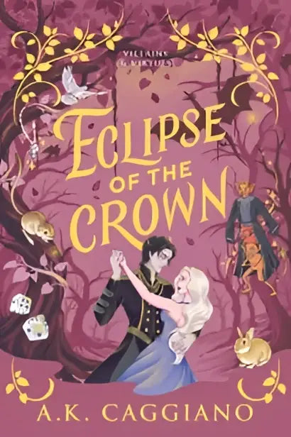 De kaft van het boek eclipse of the crown door a.k. in een cosy enemies to lovers romantasy avontuur