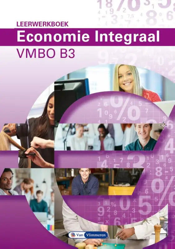 Paars omslagen economie integraal vmbo b3 leerboek geschikt voor integraal vmbo economie studies