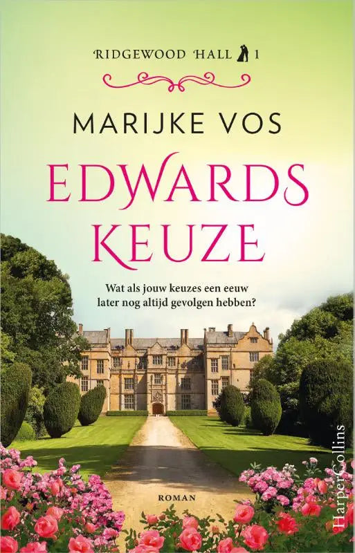 Edwards keuze door marijke vos toont ridgewood hall een groot stenen landhuis tegen een zachte groene lucht
