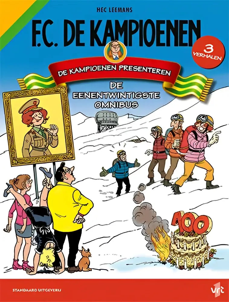 Cover van de comic f.c. in de eenentwintigste omnibus graphic novels verzameling in levendige kleuren