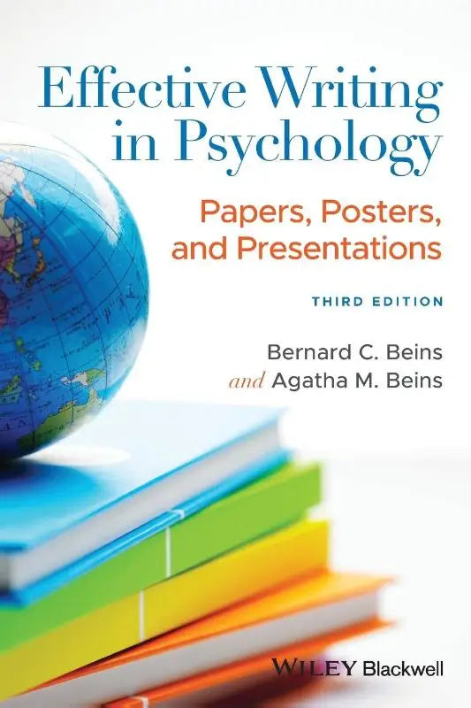 De boekomslag van effective writing in psychology door bernard c met focus op effectieve writing en presentations in apa-style writing