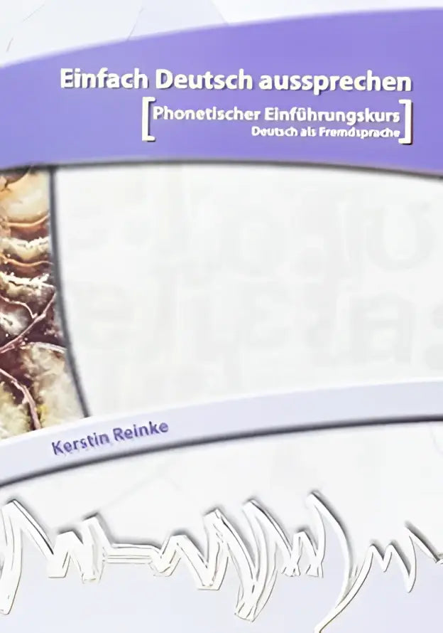 De voorkant van het boek einfach deutsch aussprechen van kerstin reinke met cd voor fonetische introductie