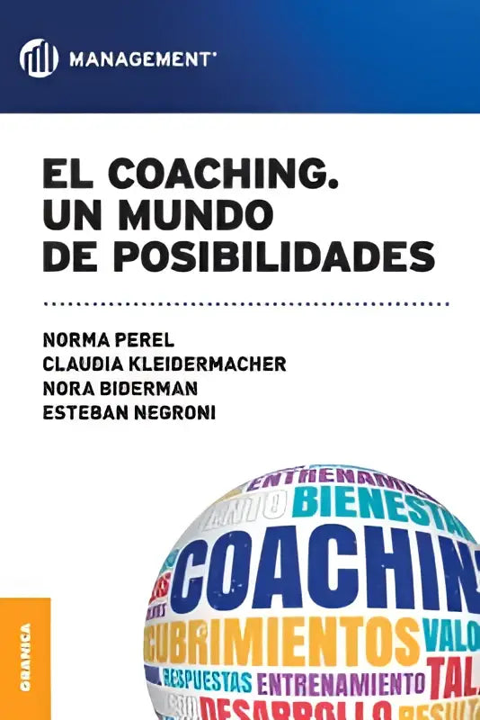 De boekcover van el coaching toont de titel en benadrukt een wereld van mogelijkheden in coaching